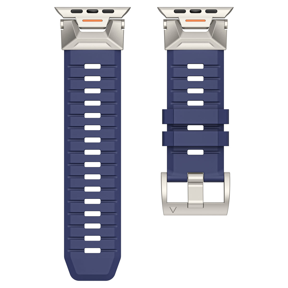 Colorful Rubber Leather Strap For Apple Watch