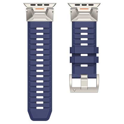 Colorful Rubber Leather Strap For Apple Watch