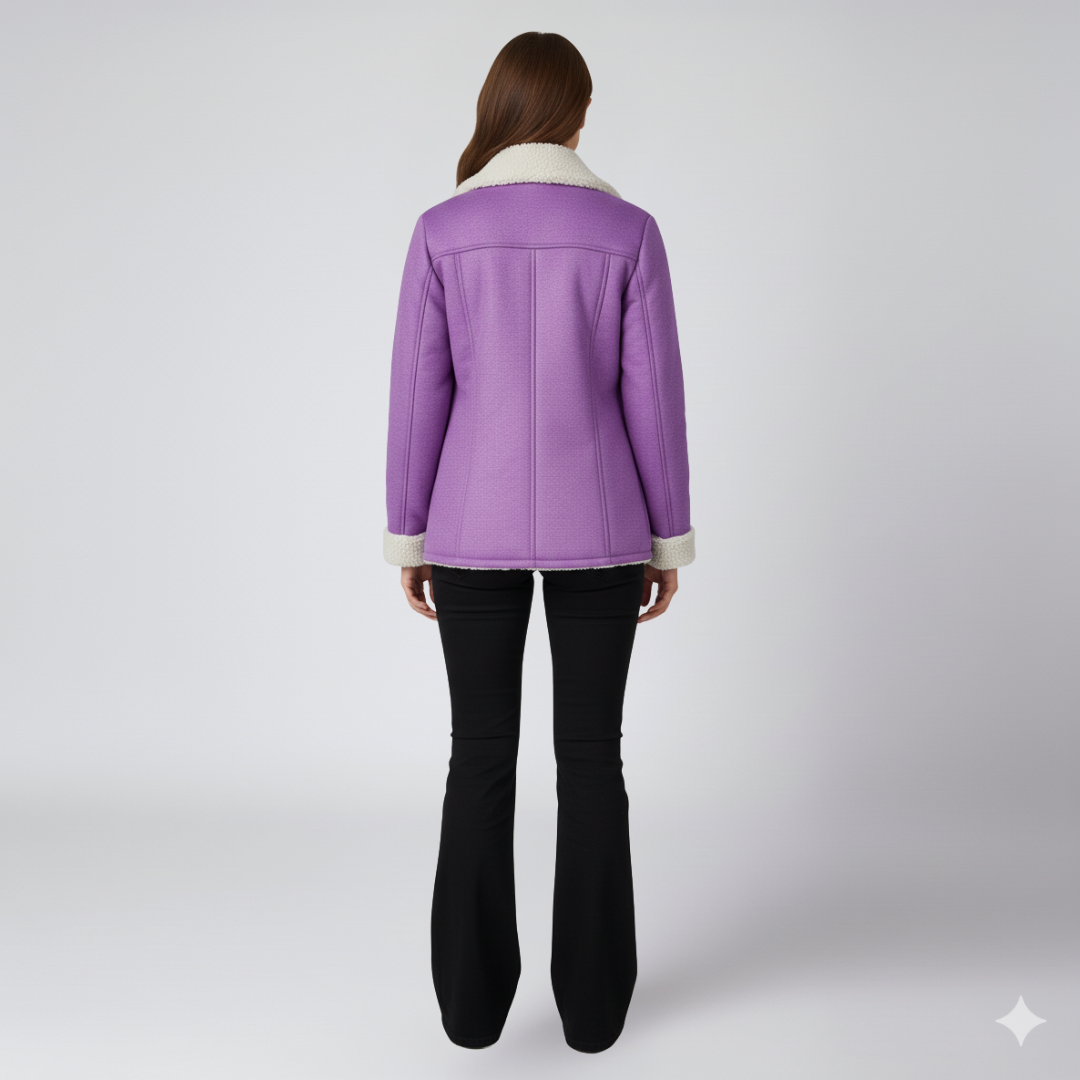 Glaiza | Winter Jacket - Soft-Lined Outerwear with Turn-Down Collar for Women