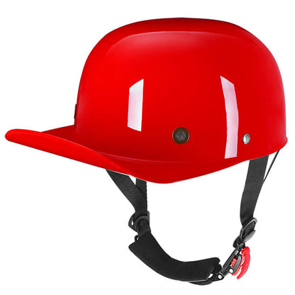 Classic DOT Baseball Cap Style Motorcycle Helmet