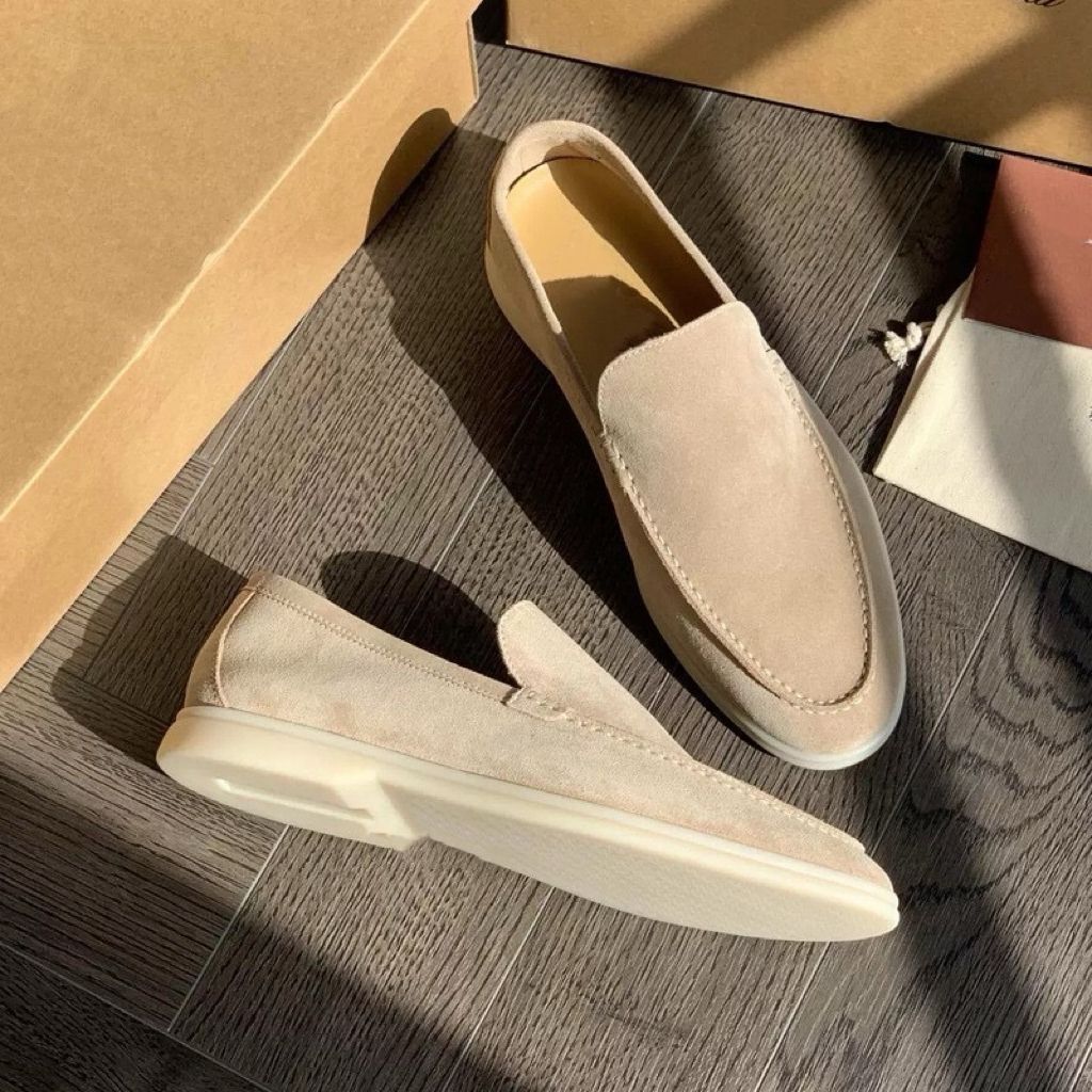 Casual Loafers Flat Heel Black