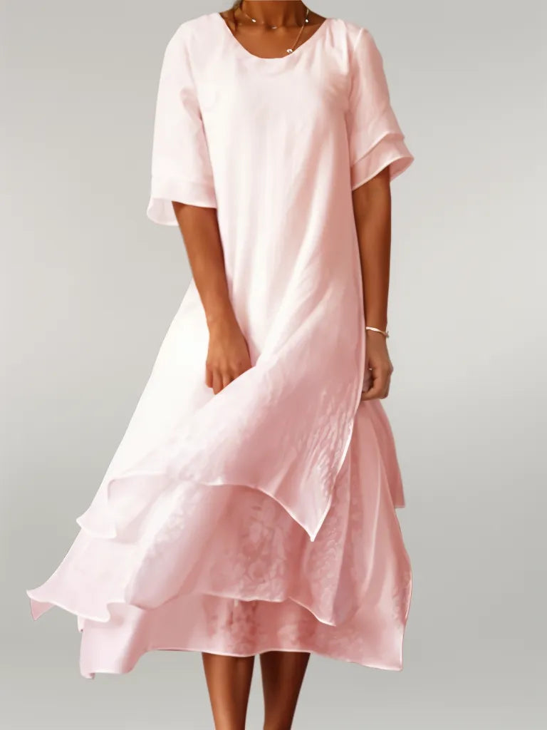 Stylish Jordan Midi Dress for Women Everyday Wear - BritishElegance