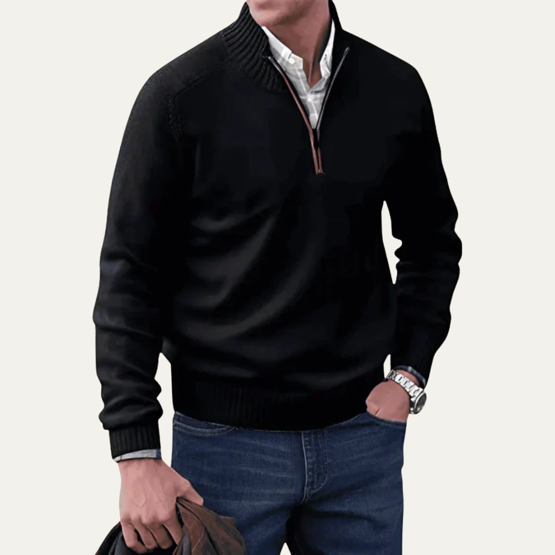 Men’s Quilted Zip-Up Utility Jacket