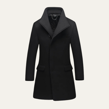 The Burford Men's Elegant Single Breasted Winter Jacket