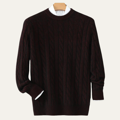 The Grosseto Men’s Soft Wool Blend O Neck Knitted Jumper