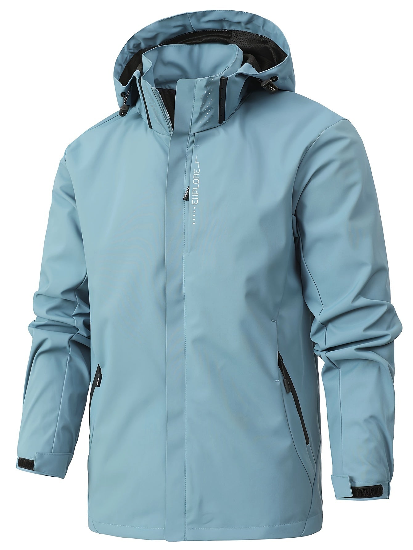 Men’s Minimalist Technical Hooded Shell Jacket