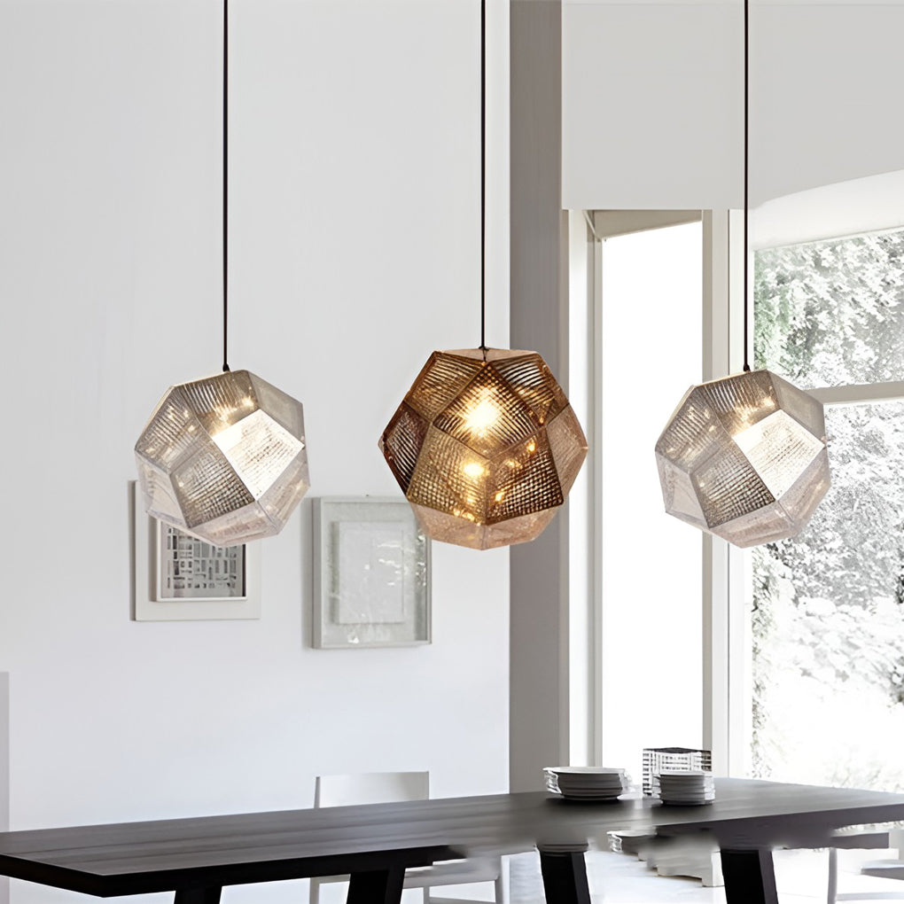 Modern Round Metal Pendant Light Fixture - BritishElegance