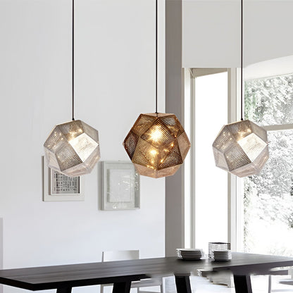 Modern Round Metal Pendant Light Fixture - BritishElegance