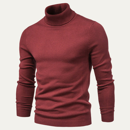 Men’s Modern High Collar Turtleneck Sweater