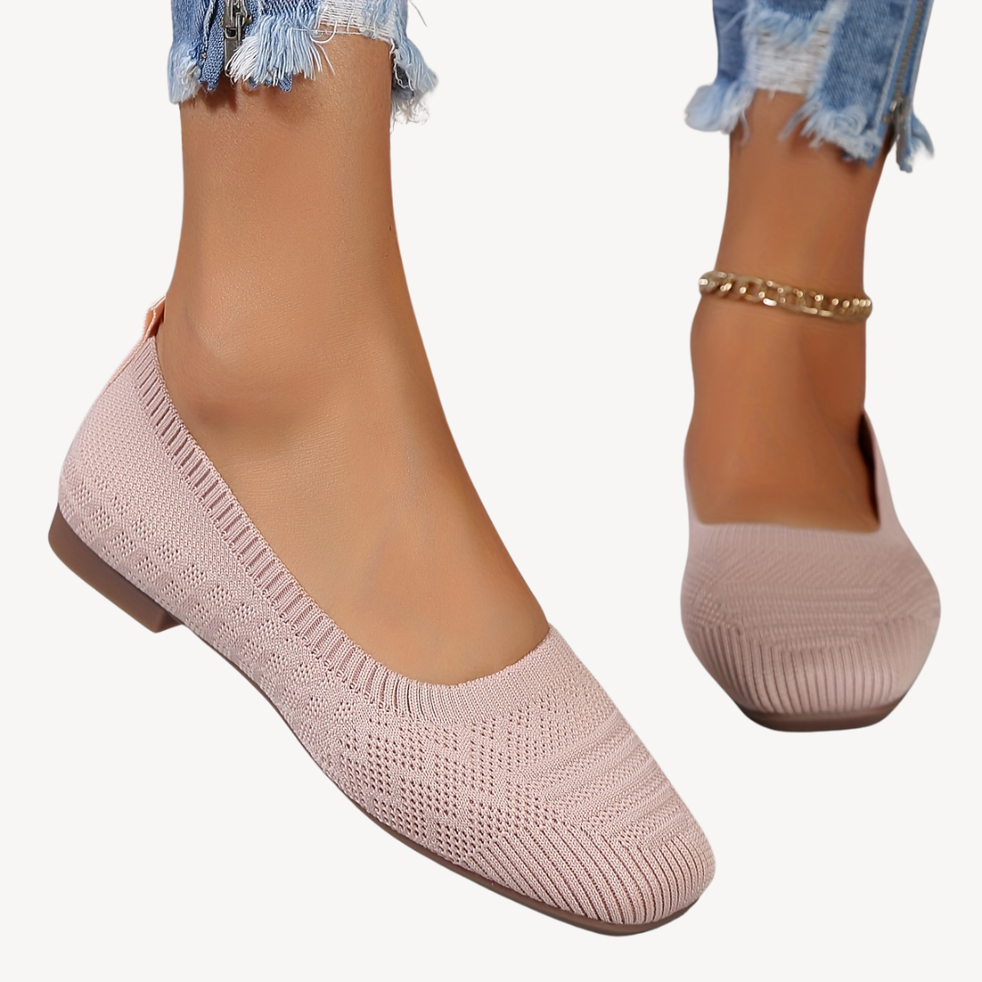 Women's Orthopedic Square Toe Flats