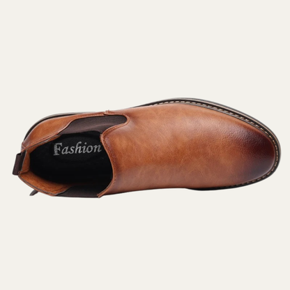The Ascot Men’s Elegant Leather Chelsea Boots