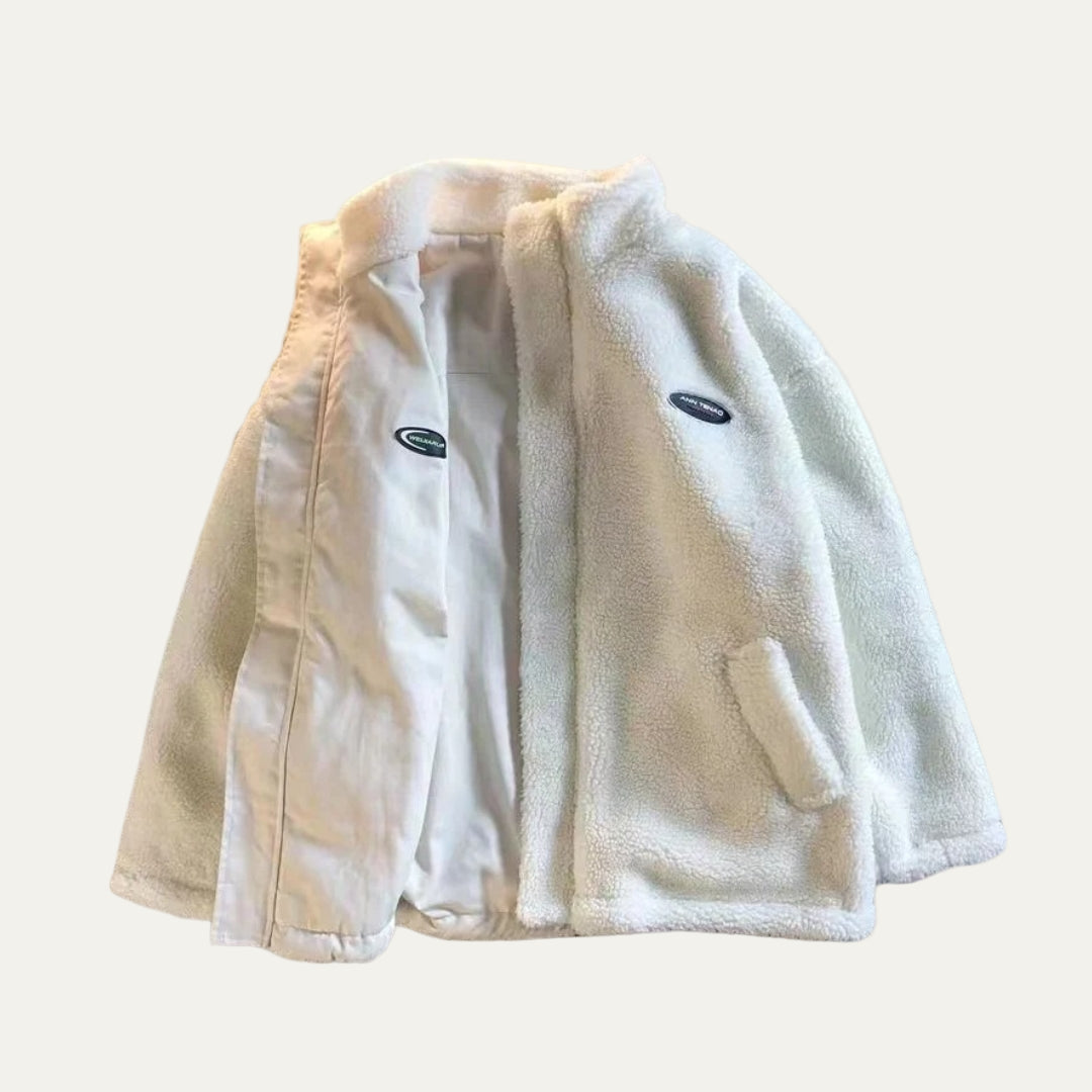 Women’s Reversible Plush Heart Lined Jacket