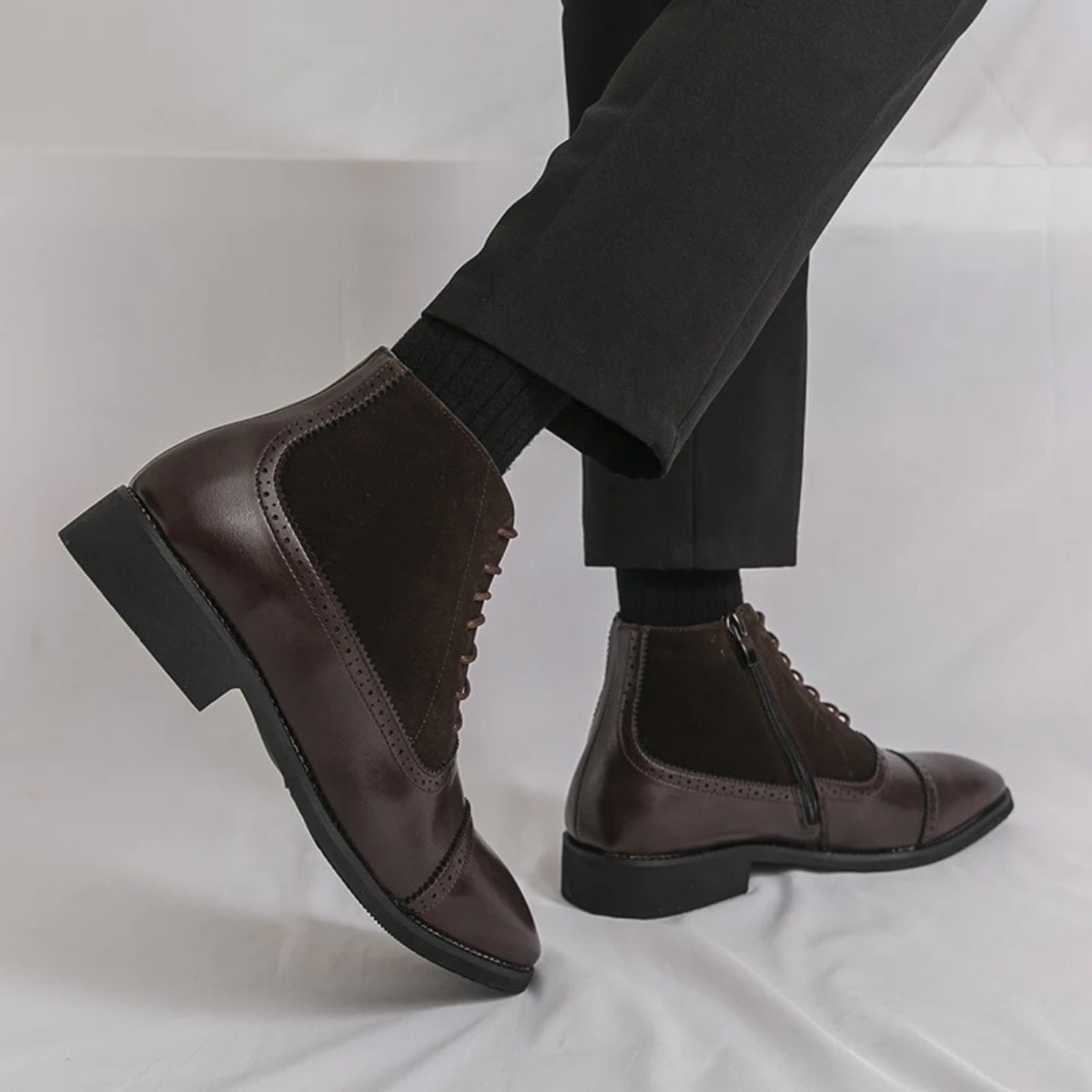 The Thistlewood Men’s Elegant Formal Chelsea Leather Boots