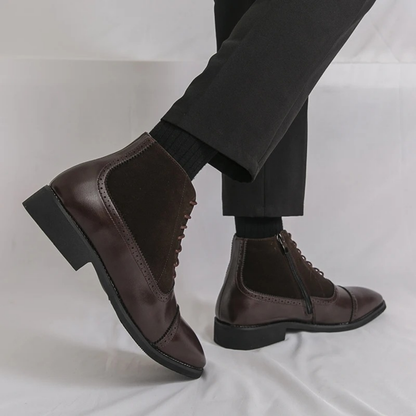 The Thistlewood Men’s Elegant Formal Chelsea Leather Boots