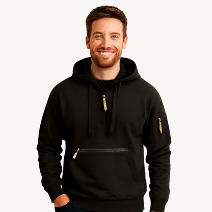 Men’s Cotton Blend Zip Hoodie