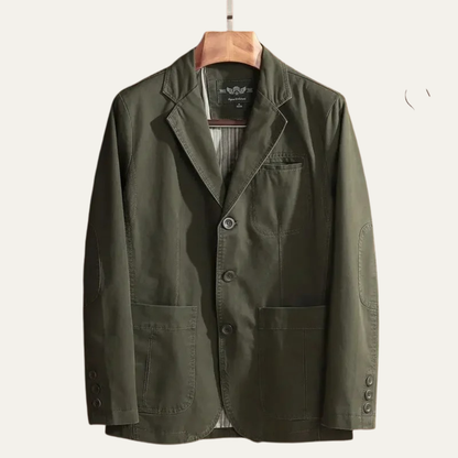 The York Men’s Casual Slim Fit Three Button Lightweight Blazer Jacket