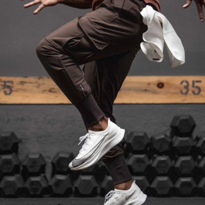 Comfortable Mens Cargo Joggers with Big Pockets