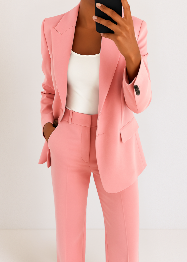 Sorelle – Sleek Two-Piece Women’s Pantsuit