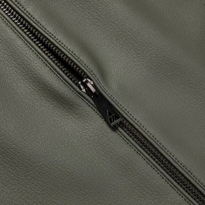 The Burford Men’s Premium Leather Casual Stand Collar Jacket
