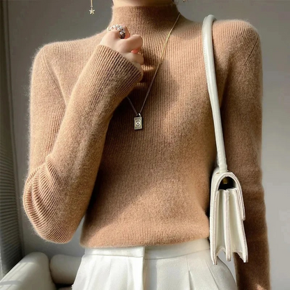 Warm Close Fit Winter Wool Sweater for Women