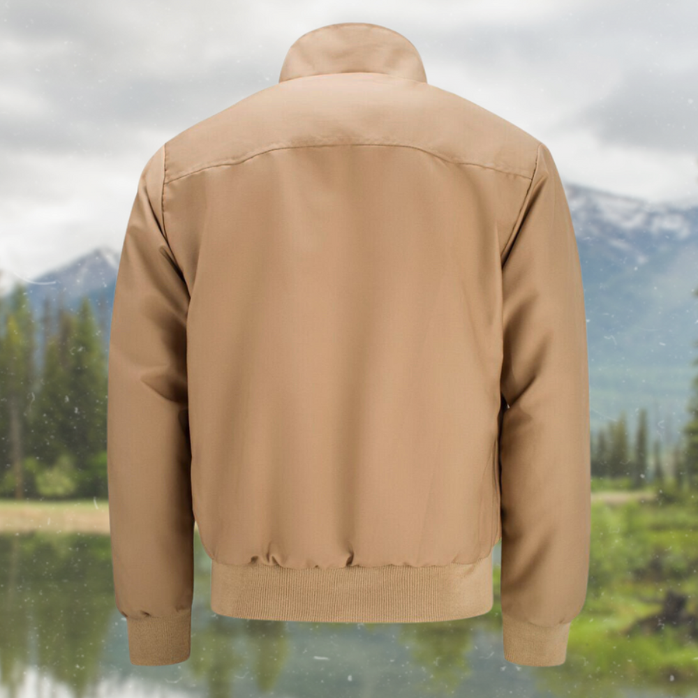 Men’s Classic Zip Front Harrington Jacket