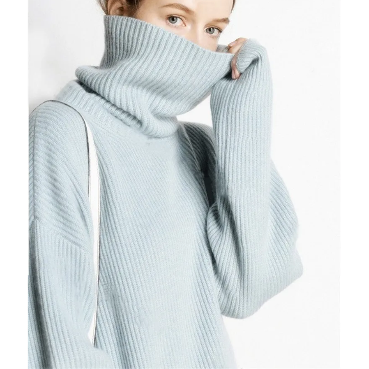 Comfy Women's Chunky Winter Knit Sweater