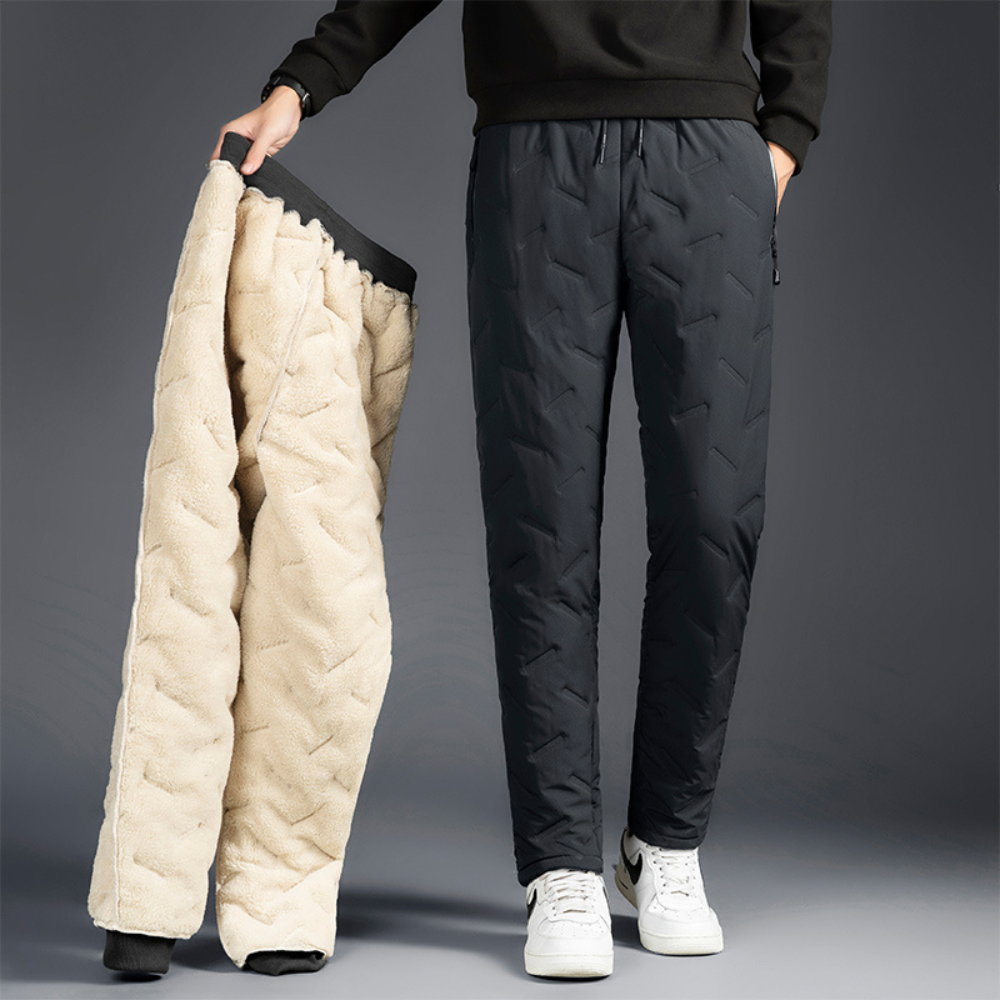 Warm Waterproof Insulated Cargo Pants for Men Women - BritishElegance