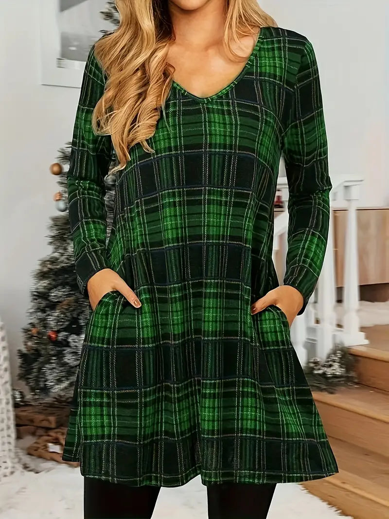 Casual Lightweight V-Neck Sundress for Women