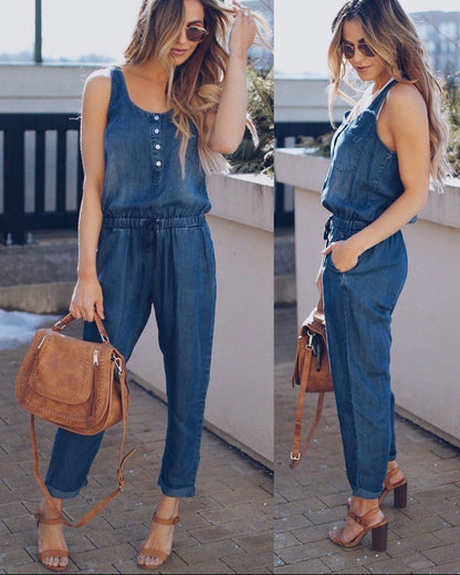 Elegant Soft One Piece Jumpsuit for Women - BritishElegance