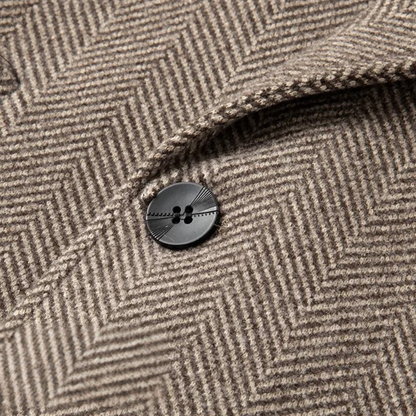 The Cambridge Men's Trendy Slim Fit Wool Blend Overcoat