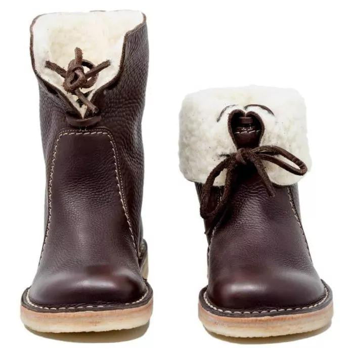 Elodie Women's Foldable Leather Boots