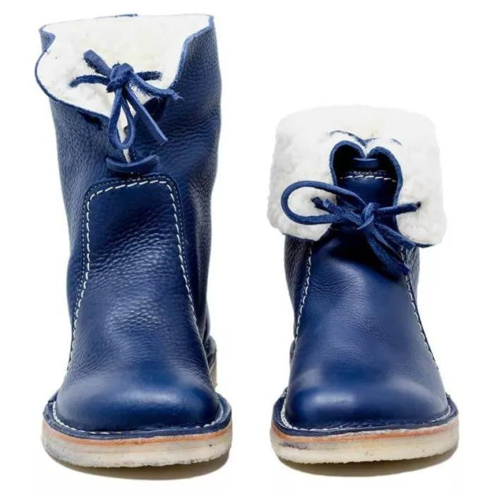 Elodie Women's Foldable Leather Boots