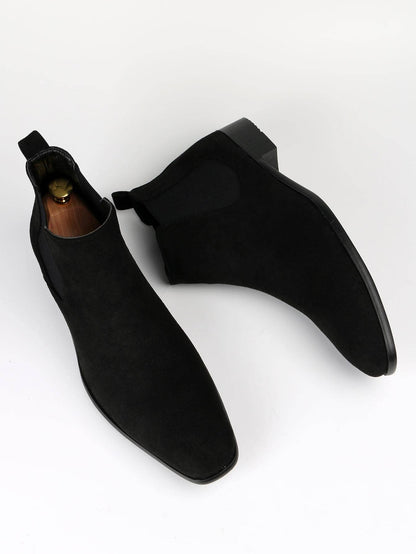 Minimalist Black Chelsea Boots