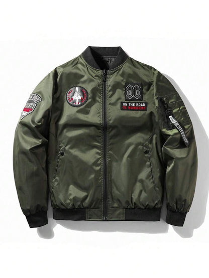 Reversible Bomber Jacket Army Green