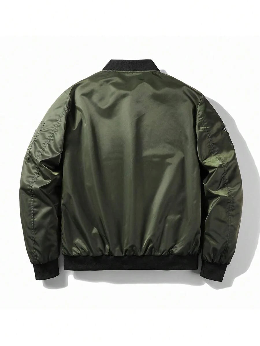 Reversible Bomber Jacket Army Green