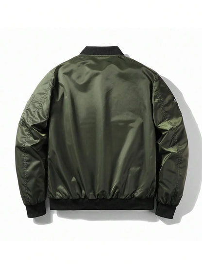 Reversible Bomber Jacket Army Green