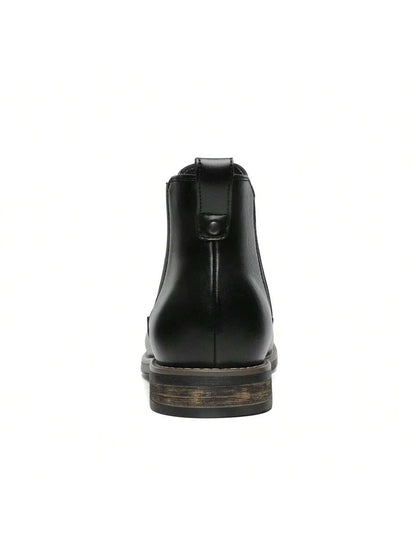 Men’s Rugged Casual Chelsea Boots with Thick Sole