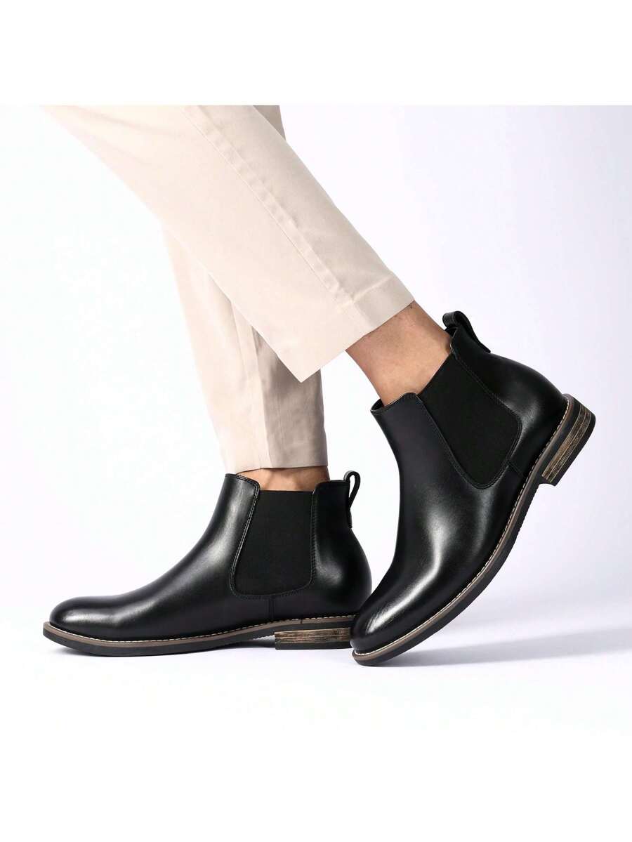 Suede Chelsea Boots Camel