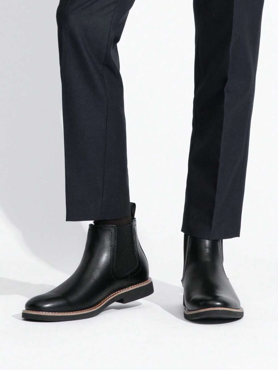 Chunky Chelsea Boots Brown