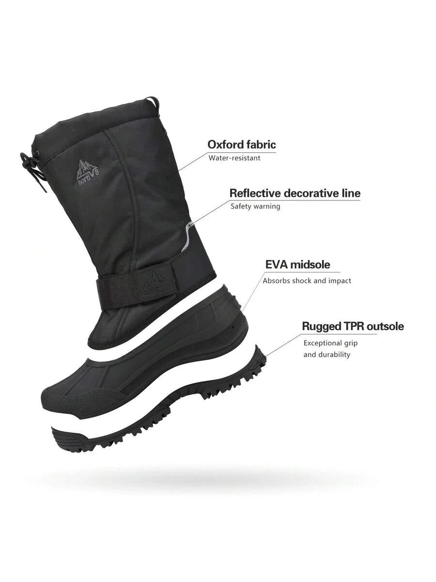Waterproof Winter Boots Black