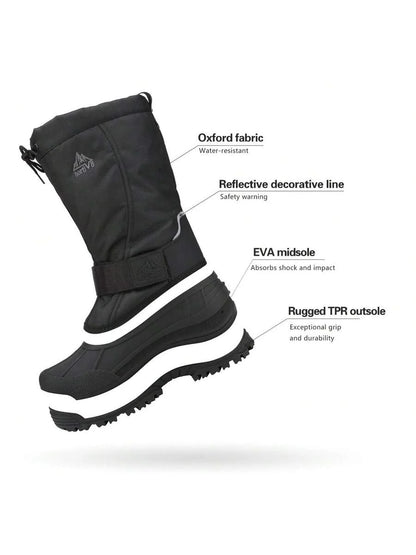 Waterproof Winter Boots Black