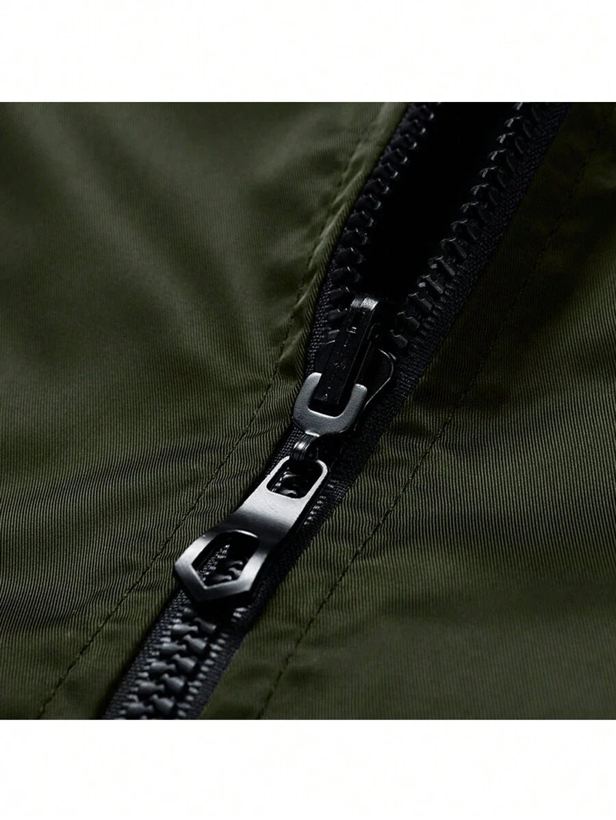 Reversible Bomber Jacket Army Green