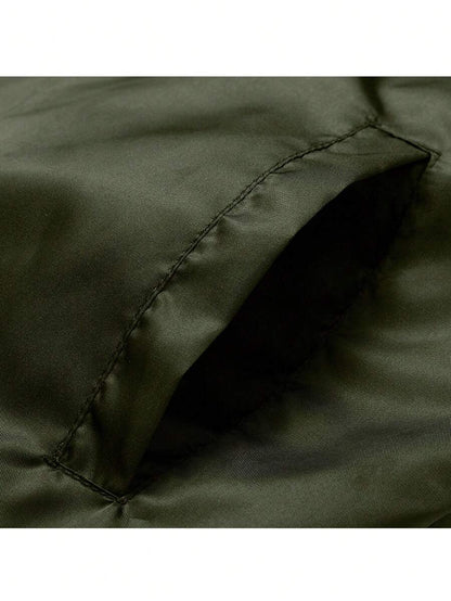 Reversible Bomber Jacket Army Green
