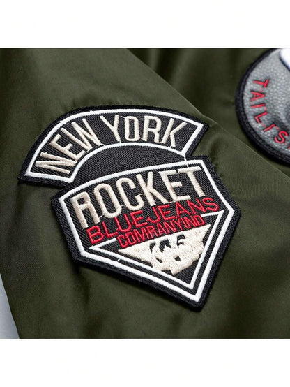 Reversible Bomber Jacket Army Green