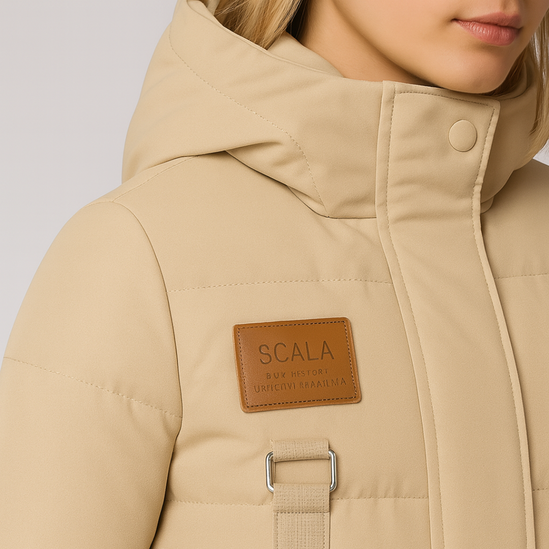 Athena | Winter Jacket - Casual Lace-Detail Outerwear for Women