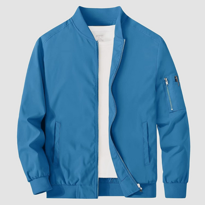 Men’s Classic Full Zipper Bomber Jacket