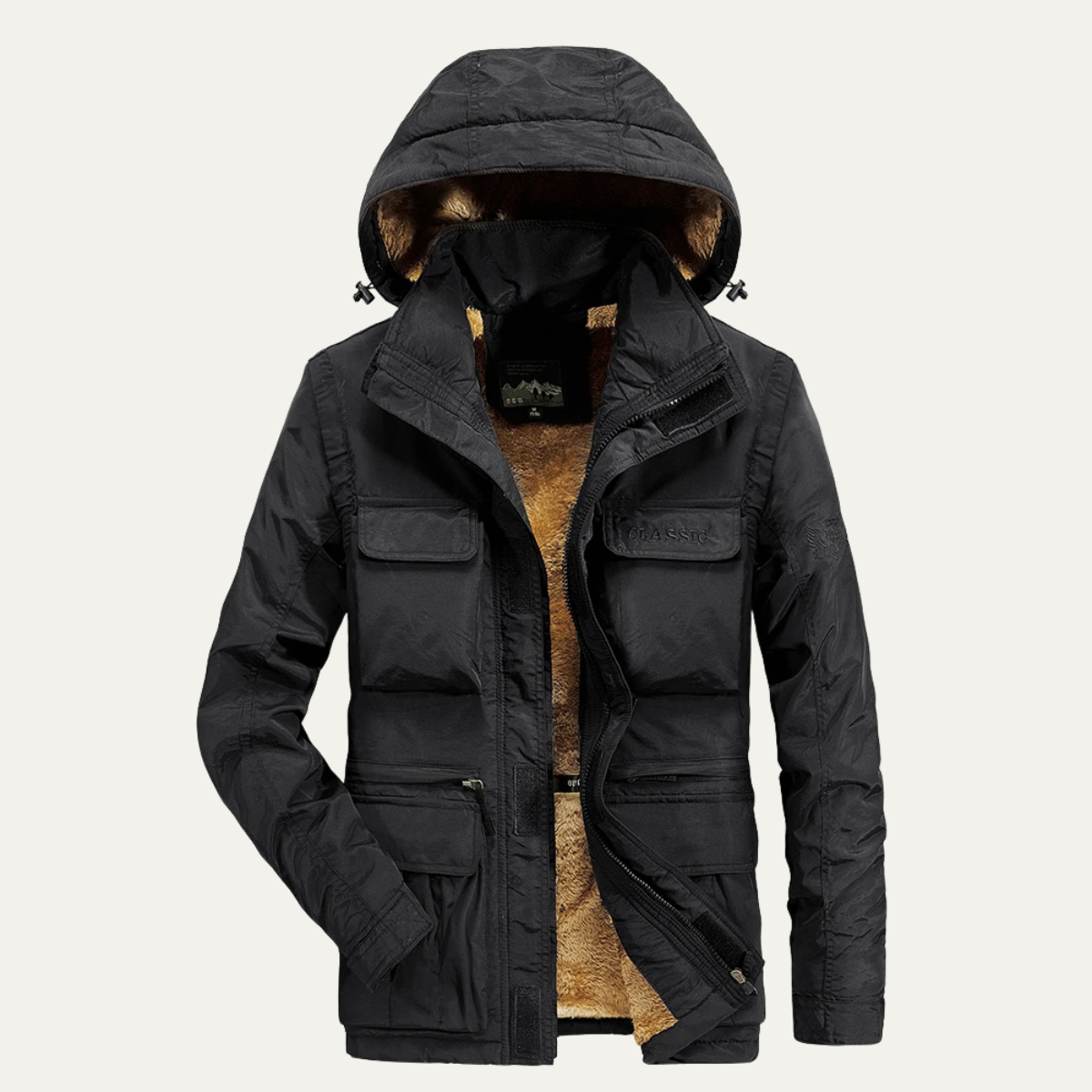 The Miseno Men’s Hooded Waterproof Tactical Cargo Outdoor Jacket