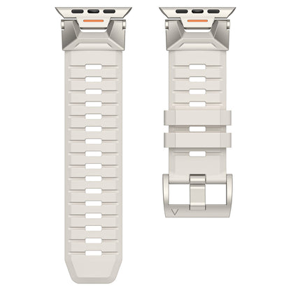 Colorful Rubber Leather Strap For Apple Watch