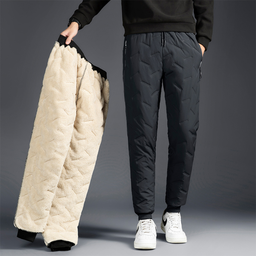 Warm Waterproof Insulated Cargo Pants for Men Women