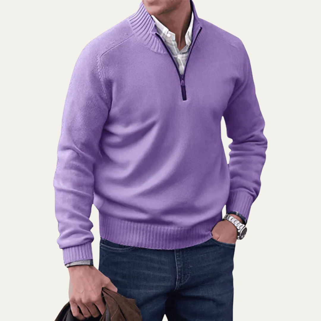 Men’s Quilted Zip-Up Utility Jacket